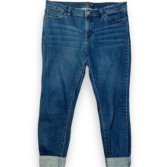 Prana Mid Rise Blue Wash Denim - Picture 1 of 3